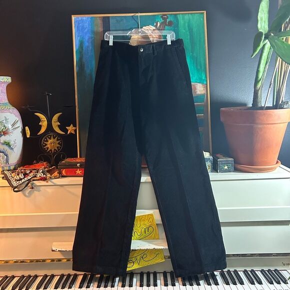 Haggar Men's Black Corduroy Pants 36x32 - Picture 13 of 16